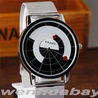 RBB Minimalist Unisex Quartz Watch – Simple Style Unique Dial for Men & Women Couples