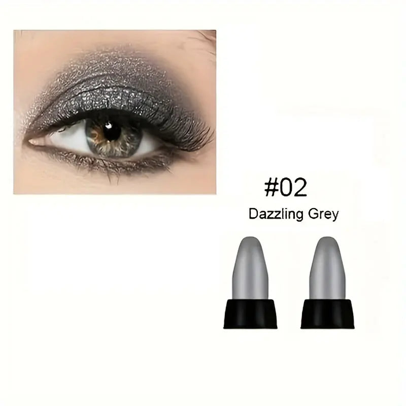 16-Color Pearlescent Glitter Eyeliner – Waterproof, Long-Lasting & Smudge-Proof