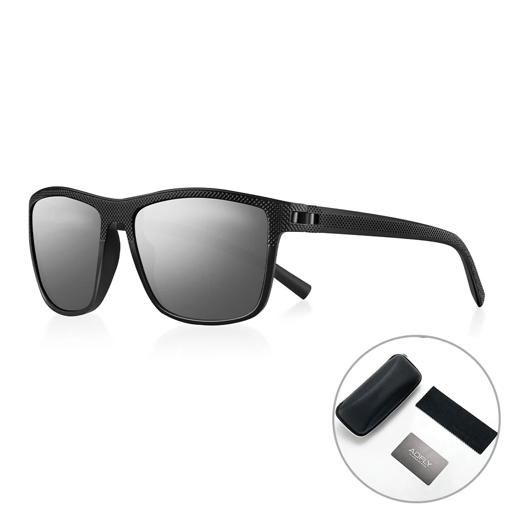 RBB Polarized Sunglasses – UV400 Square Frame for Men & Women | Lightweight & Stylish for Driving, Golf & Fishing