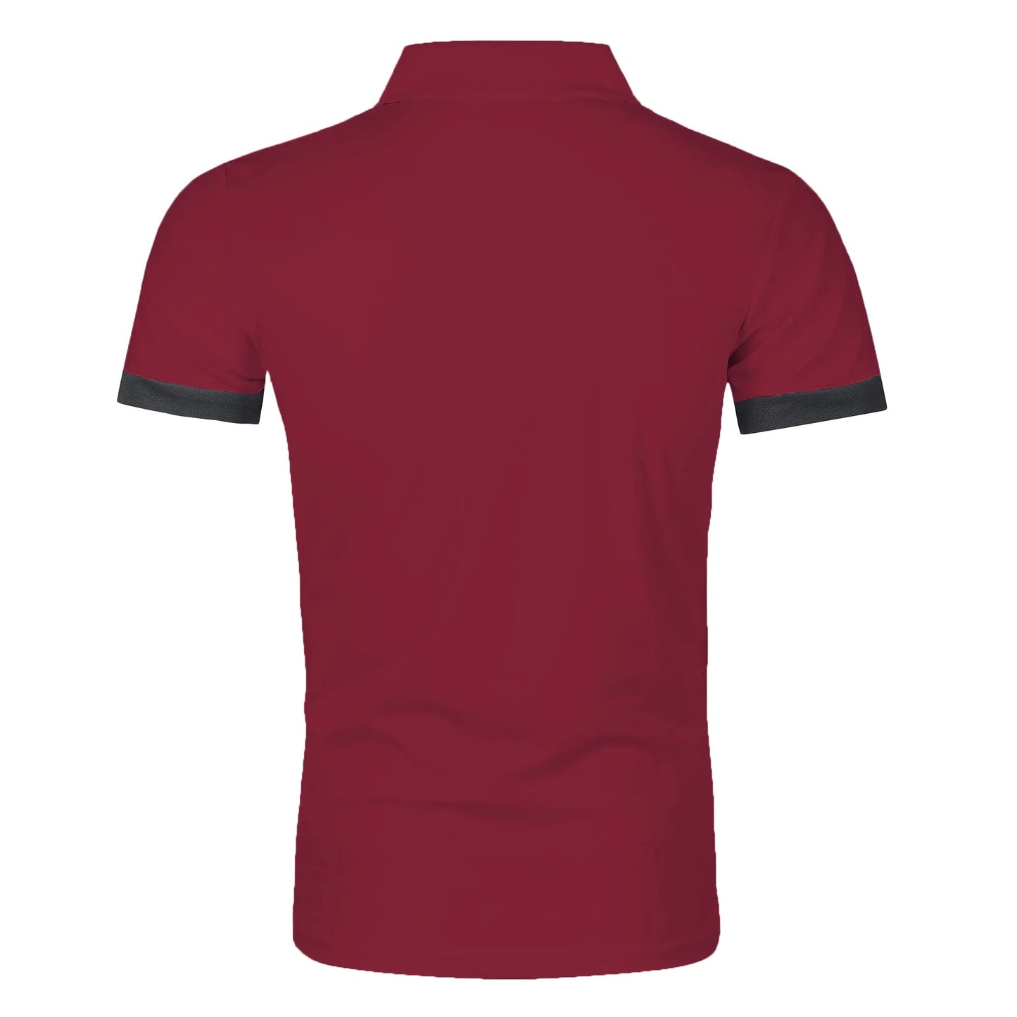 RBB Men’s Short Sleeve Color Matching Fashion Lapel Shirt – Stylish Casual Summer Top