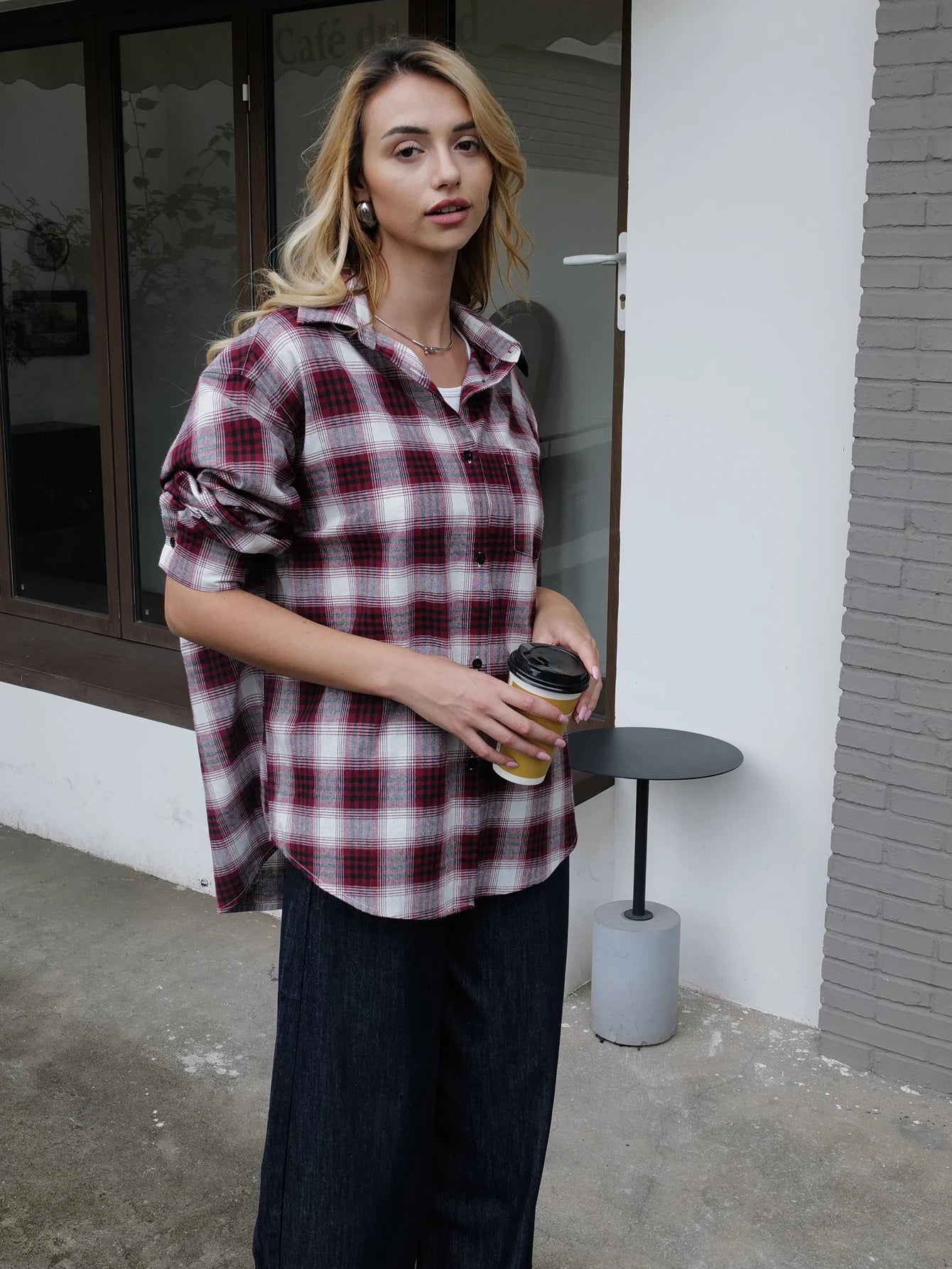 2025 Autumn Cotton Plaid shirt