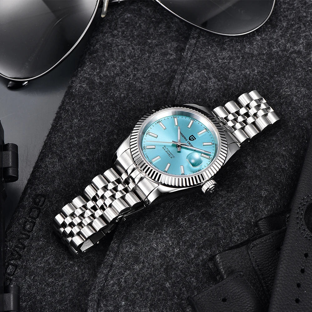 RBB DESIGN PD-1645 V3 Men’s Automatic Mechanical Watch – 42MM Sapphire Glass Stainless Steel Business Timepiece