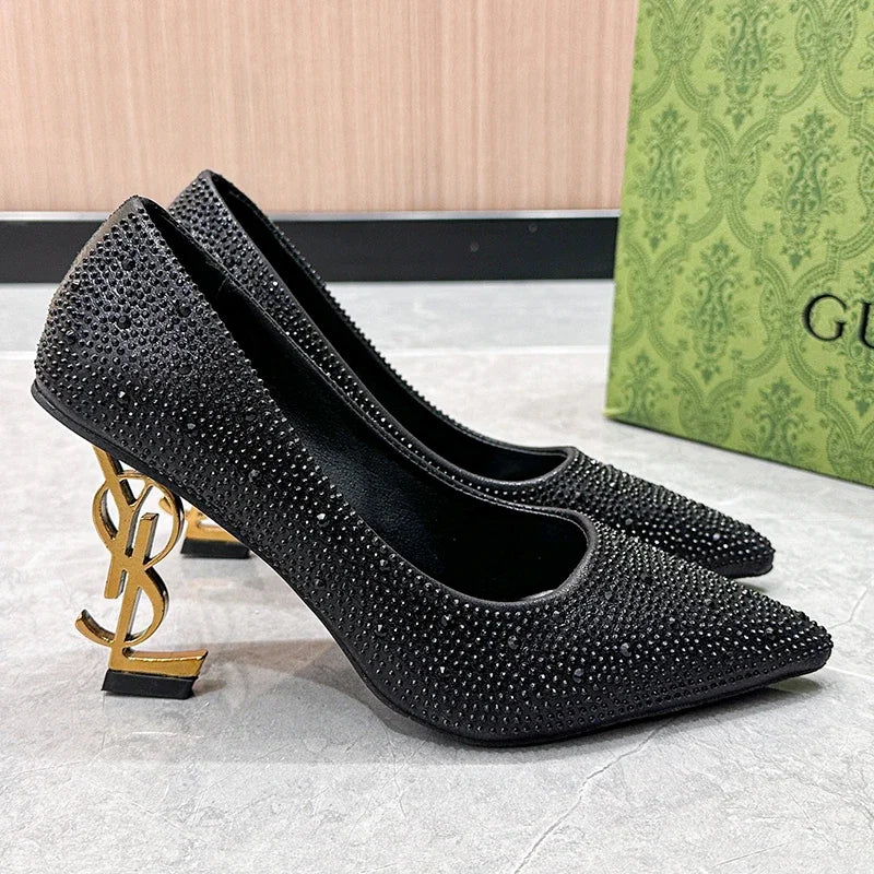 RBB 2025 Sexy Square-Toe High Heel Sandals – Women’s Dress & Office Shoes