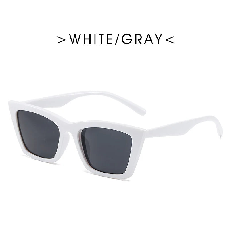 RBB Vintage Cat Eye Sunglasses – Retro Small Square Frame for Women