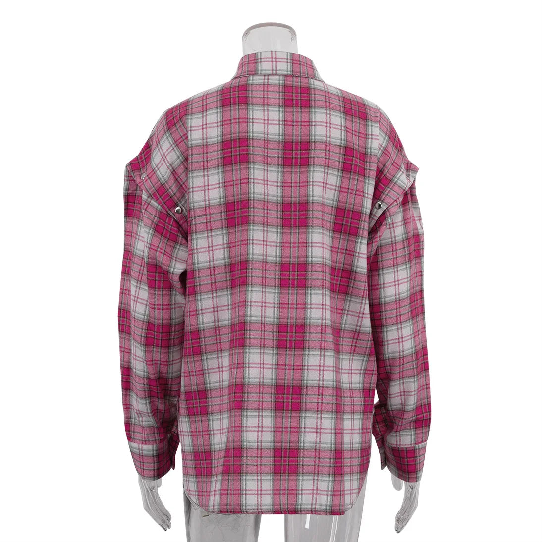 Tossy Casual Printed Patchwork Shirts Top Female Patchwork Lapel Loose Contrast Long Sleeve Elegant Coat For Women Summer Top