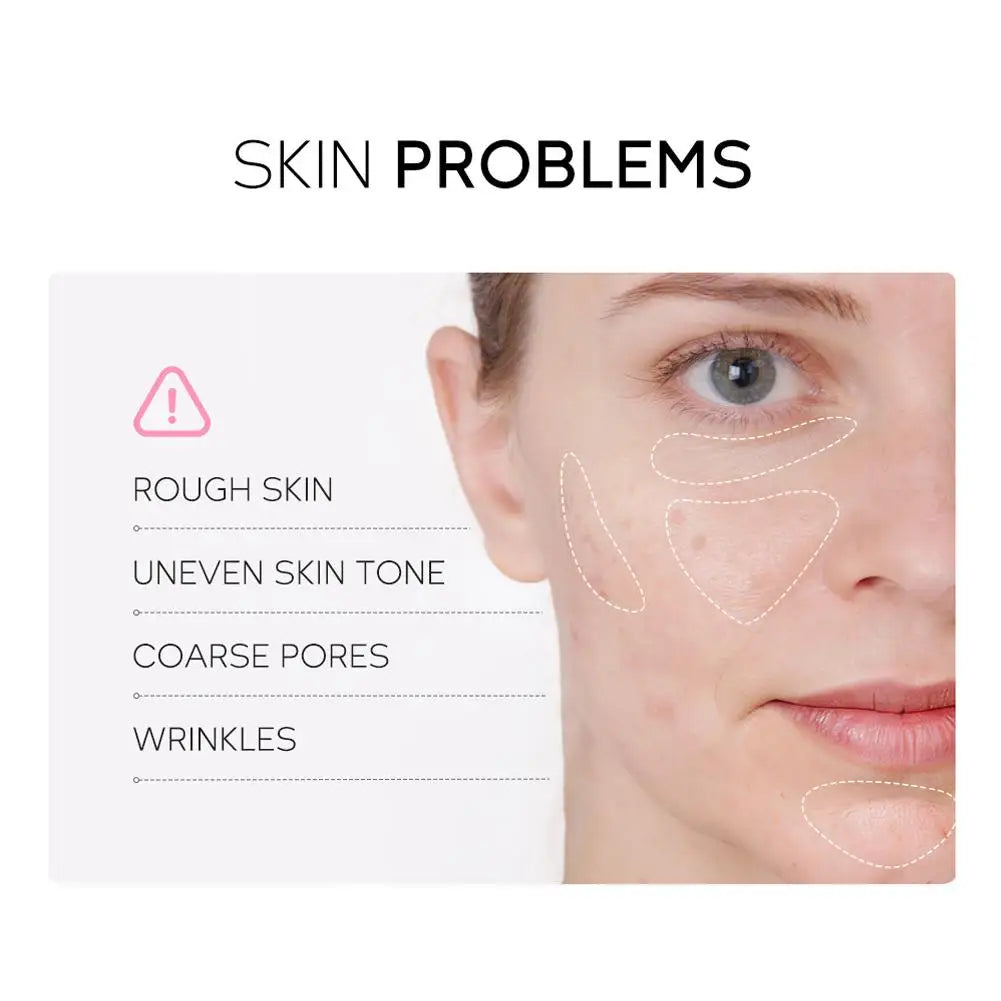 Sakura Skin Care Set – Cleanser, Serum, Toner, Sunscreen & Cream for Women