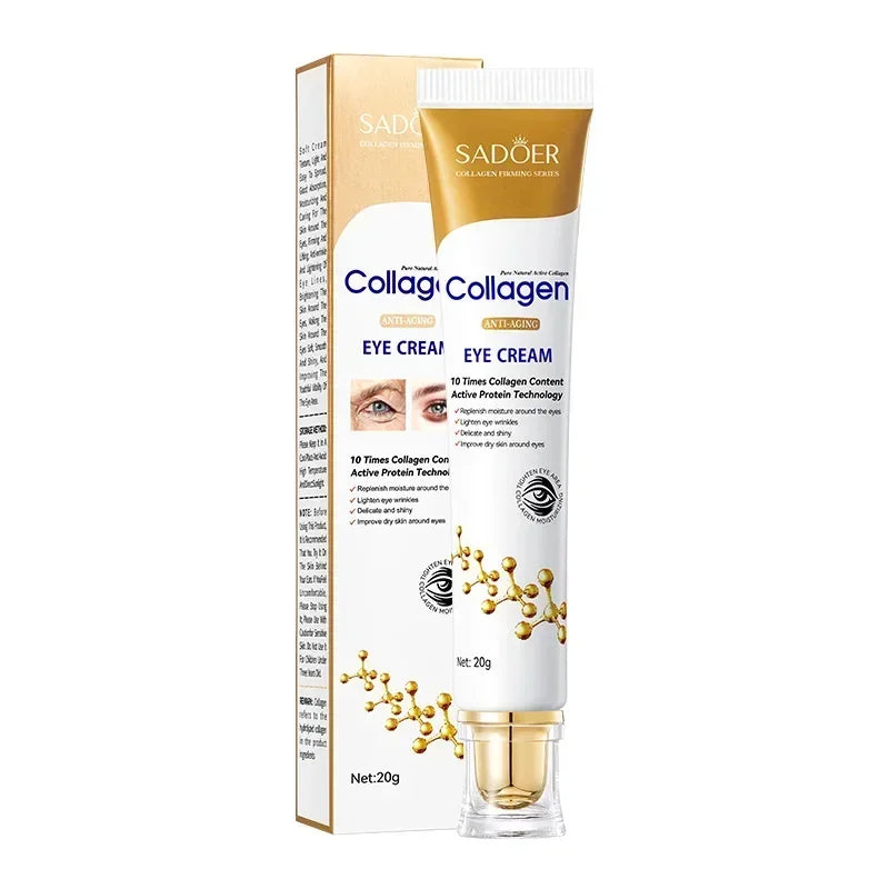 Collagen Eye Cream – Anti-Dark Circles, Eye Bag Reduction & Firming Moisturizer