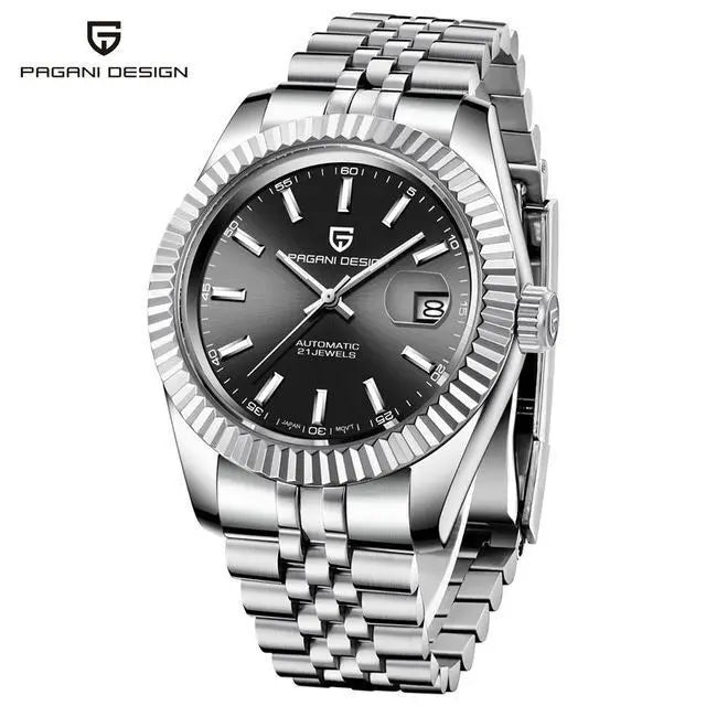 RBB DESIGN PD-1645 V3 Men’s Automatic Mechanical Watch – 42MM Sapphire Glass Stainless Steel Business Timepiece