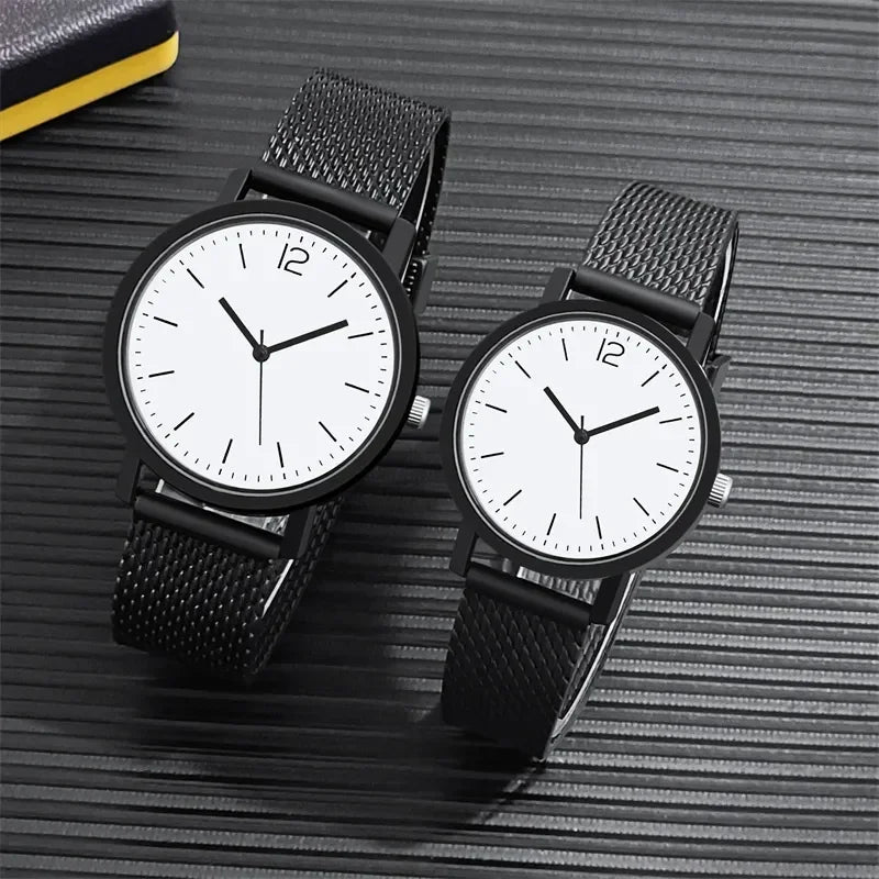 RBB Couple Quartz Watches – Waterproof Splash Resistant Fashion Wristwatches for Men & Women