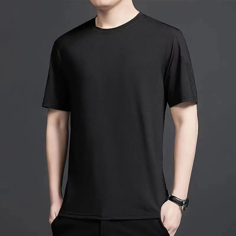 RBB Unisex Waffle Knit Summer T-Shirt – Lightweight & Loose Fit