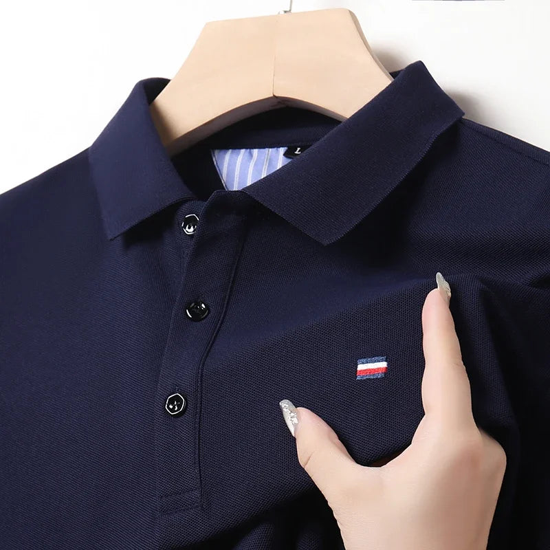 RBB Executive Men’s Breathable Embroidered Polo Shirt – Comfortable Casual & Business Top