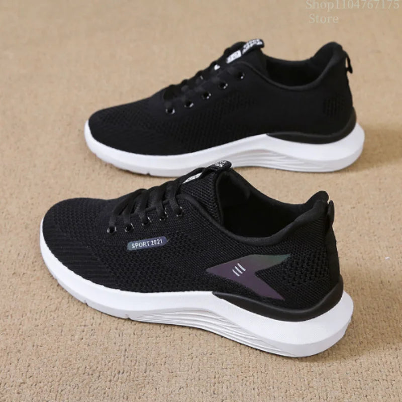 Women’s Spring & Autumn Sneakers – Breathable, Soft Sole, Comfortable & Anti-Slip
