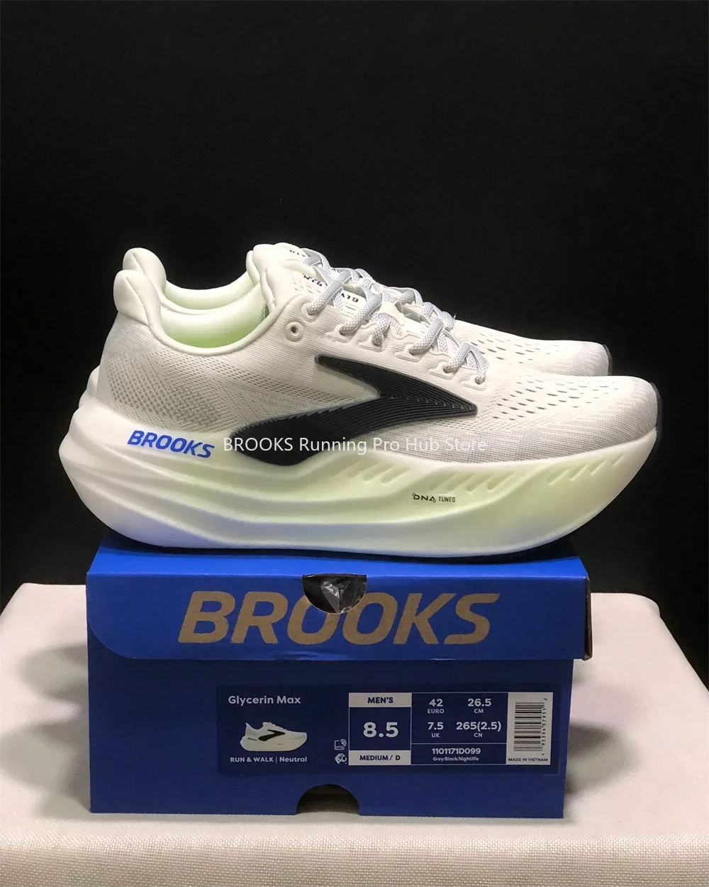 Original Brooks Glycerin Max Men’s & Women’s Neutral Running & Walking Sneakers