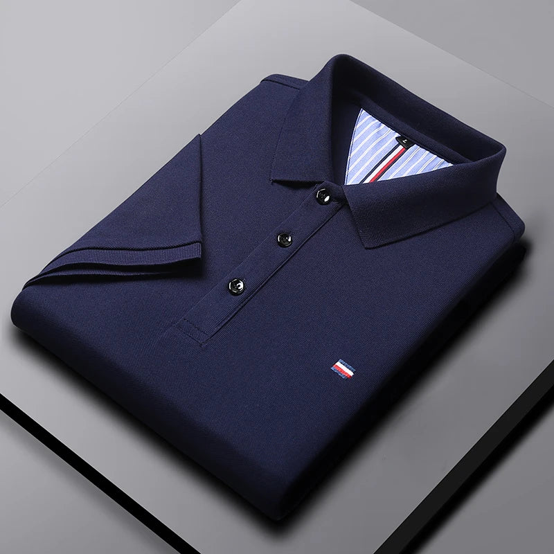 RBB Executive Men’s Breathable Embroidered Polo Shirt – Comfortable Casual & Business Top