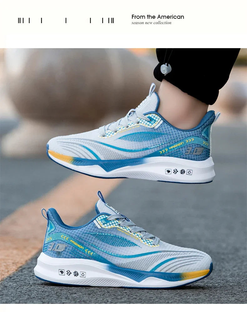 Men's Lightweight Running Shoes – Quick-Dry, Shock-Absorbing Marathon Sneakers (2025)