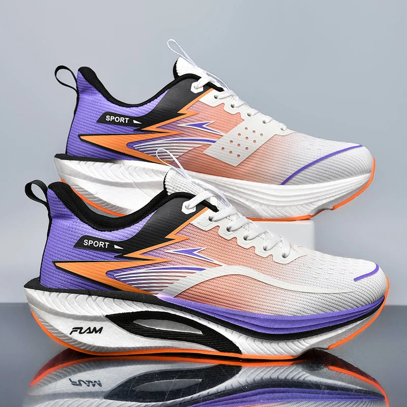 Carbon Plate Running Shoes – Breathable Summer Sneakers for Men & Women