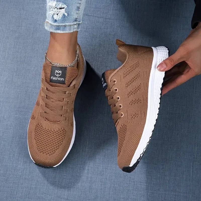 Women's Breathable Running Sneakers – Lightweight Casual Sport Shoes