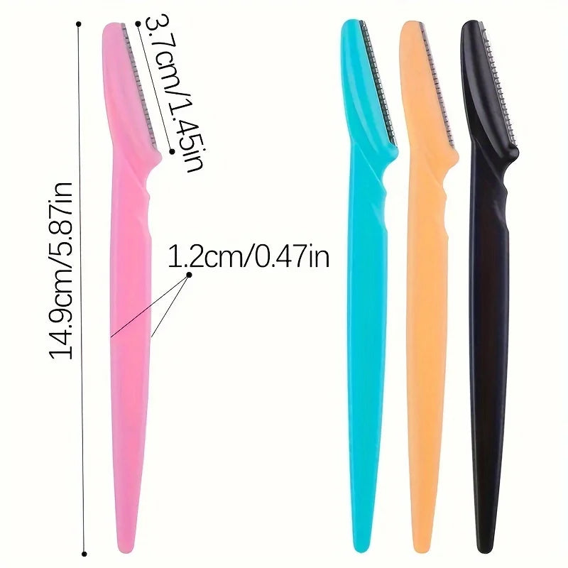 3/5/6/12/24Pcs Eyebrow Razor Kit – Precision Shaping & Facial Hair Removal Tool