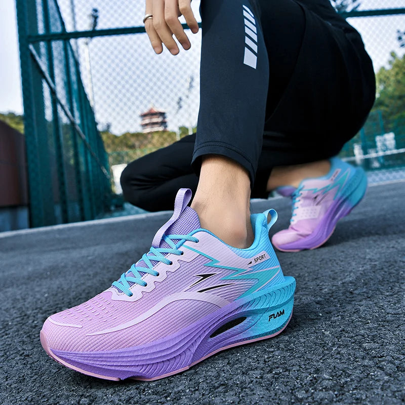 Carbon Plate Running Shoes – Breathable Summer Sneakers for Men & Women