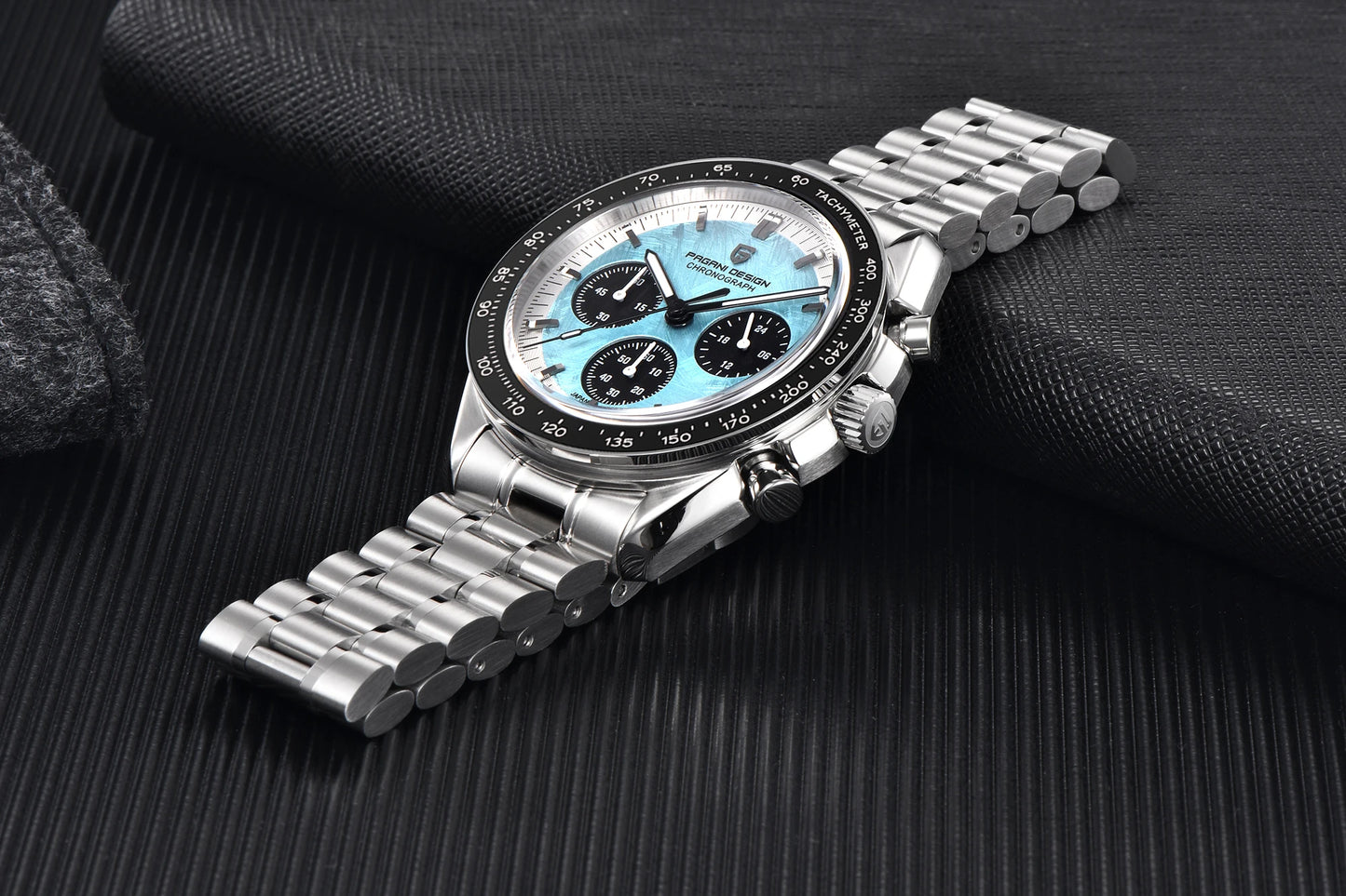 RBB 2025 DESIGN V5 Moon Men's Luxury Quartz Chronograph Watch – Waterproof Sport Stainless Steel Timepiece