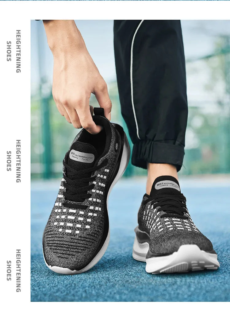 RBB Men’s Cushioning Running Shoes – Lightweight EVA Midsole, Breathable Mesh Sneakers for Gym & Walking