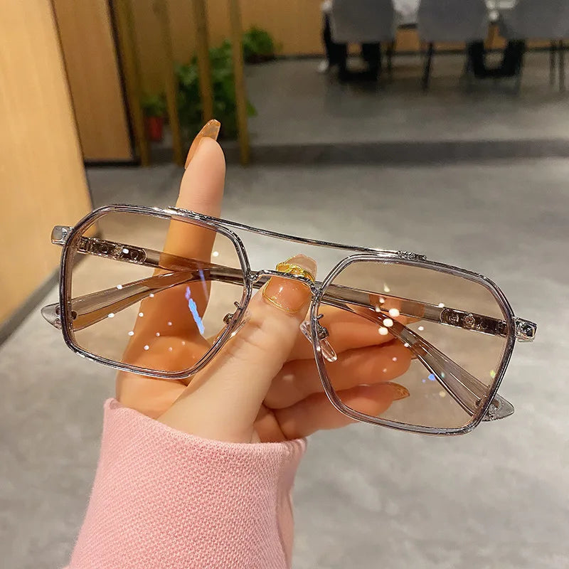 RBB Square Designer Sunglasses for Women | Vintage Small Frame | RBB UV400 Luxury Metal Shades