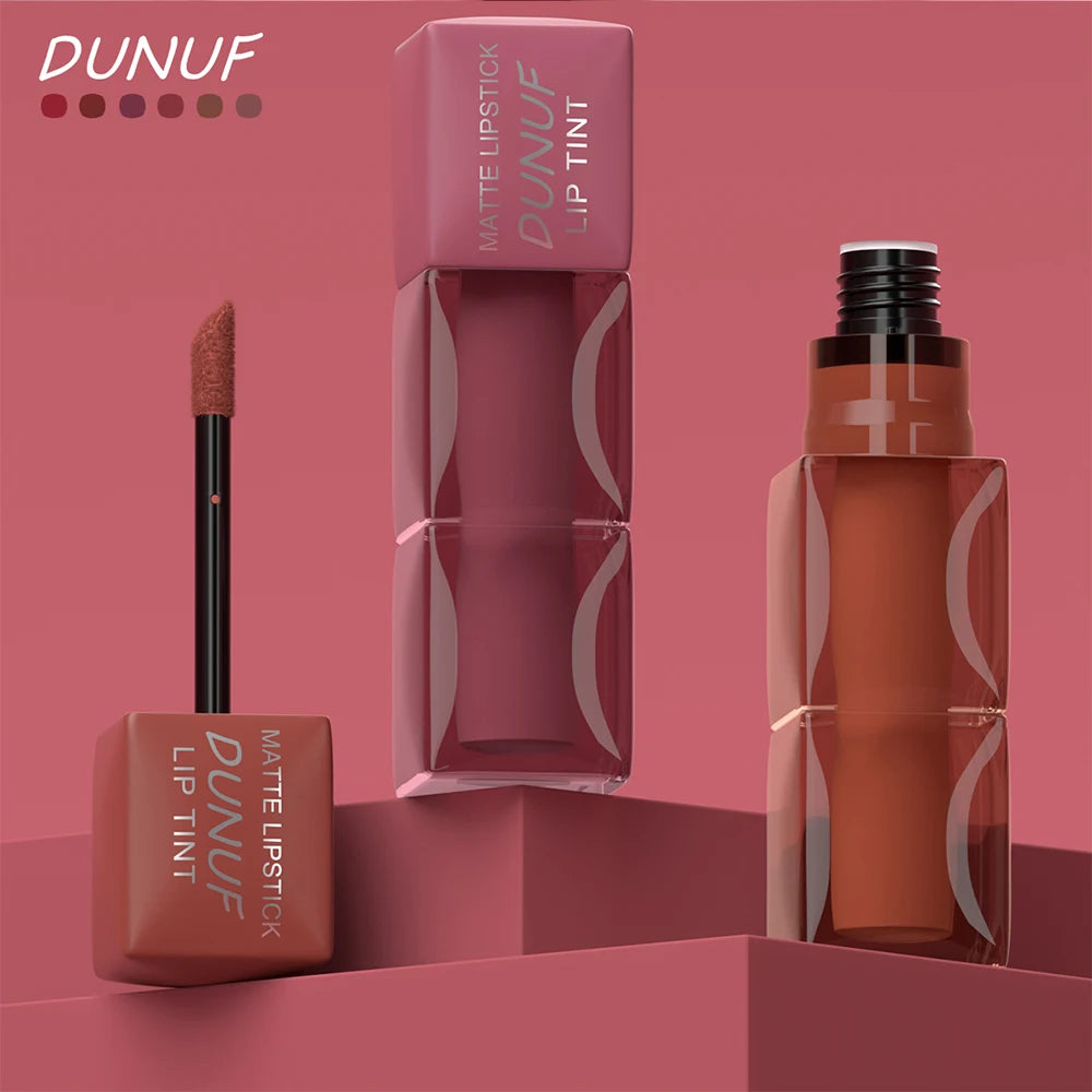 RBB 6-Color Matte Velvet Lip Gloss Set – Long-lasting, Non-Sticky, Colorful Lip Glaze