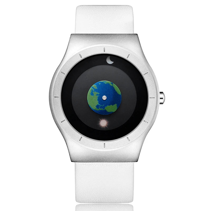 RBB Minimalist Unisex Quartz Watch – Simple Style Unique Dial for Men & Women Couples