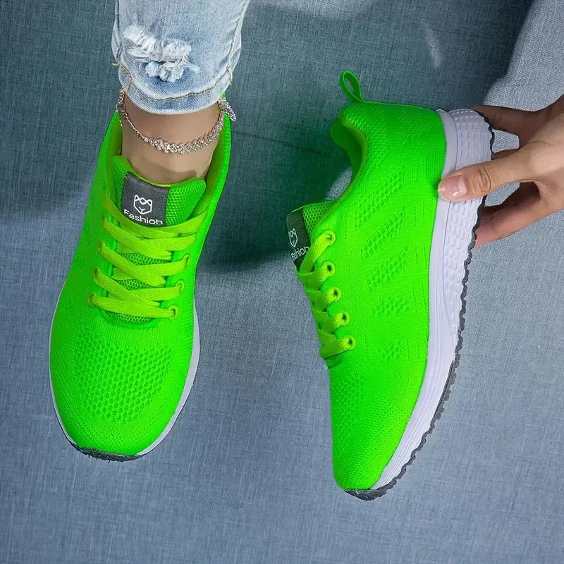 Women's Breathable Running Sneakers – Lightweight Casual Sport Shoes