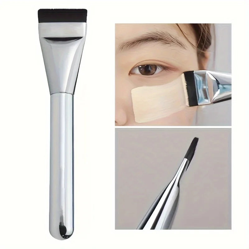 Oval Foundation Brush – Ultra-Fine, Hypoallergenic Contour Tool (1/2 Pcs)