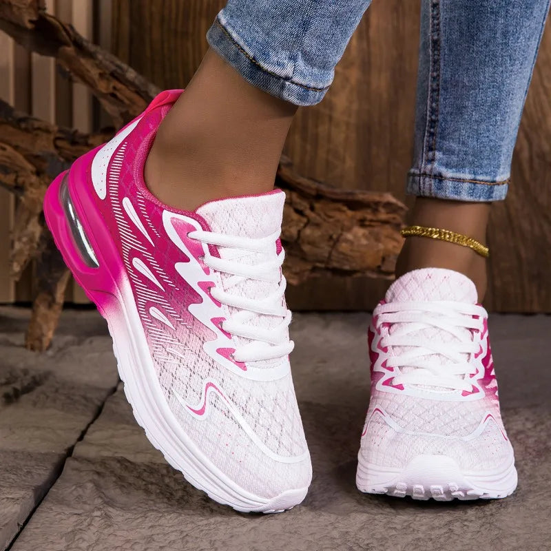 Women’s Lightweight Breathable Running & Walking Sneakers – Non-Slip & Comfortable
