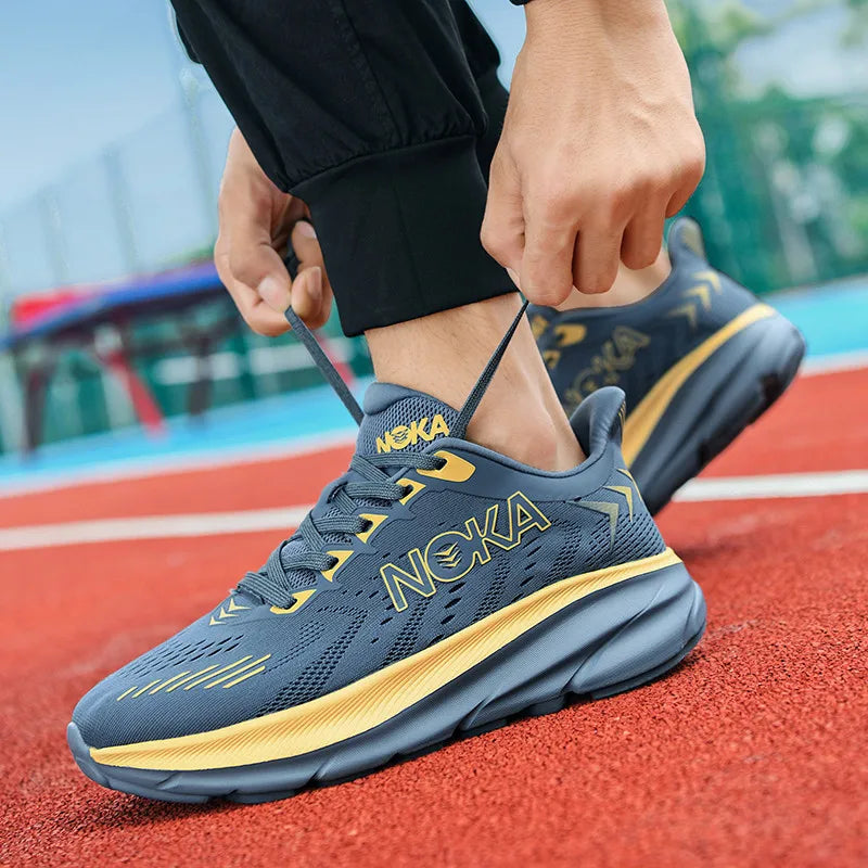 New Casual Marathon Sneakers – Men’s Breathable Lightweight Air Cushion Running Shoes