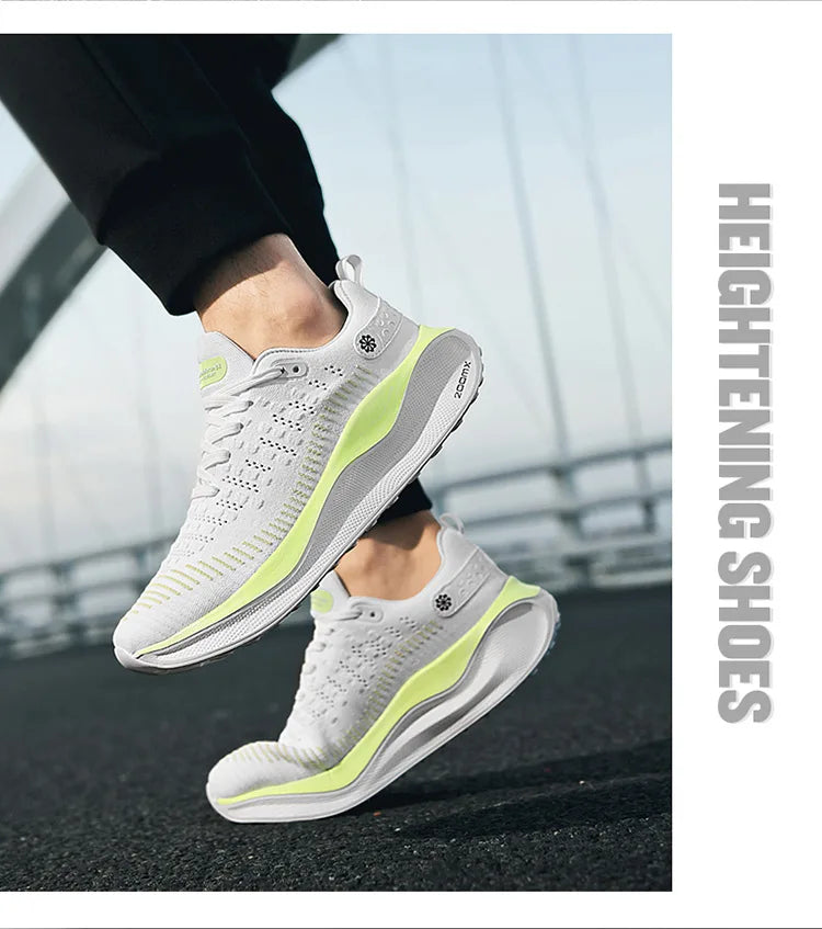 RBB Men’s Cushioning Running Shoes – Lightweight EVA Midsole, Breathable Mesh Sneakers for Gym & Walking