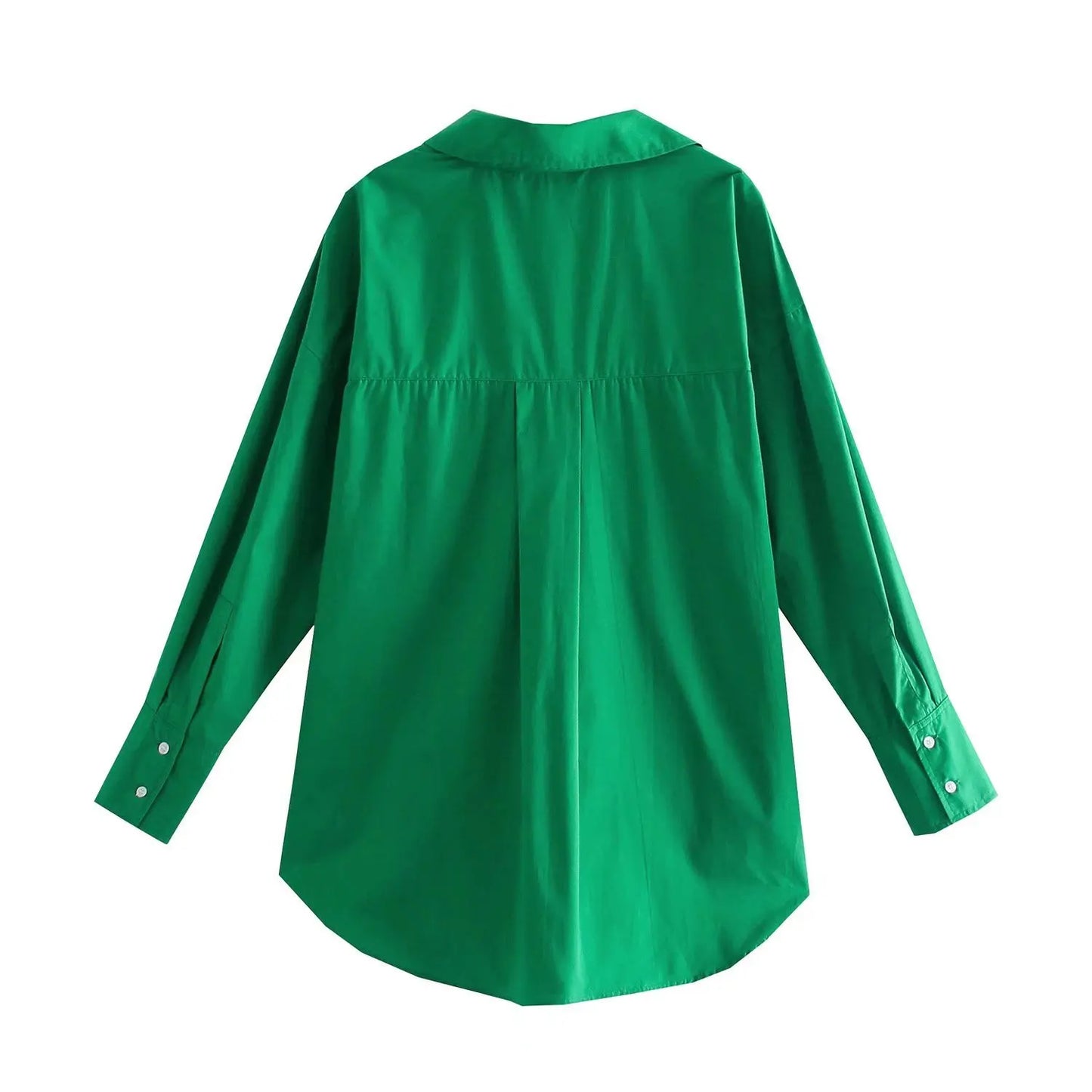 RBB Women's Multicolor Oversized Shirt – Long Sleeve Button-Up Streetwear Blouse (Summer Collection)