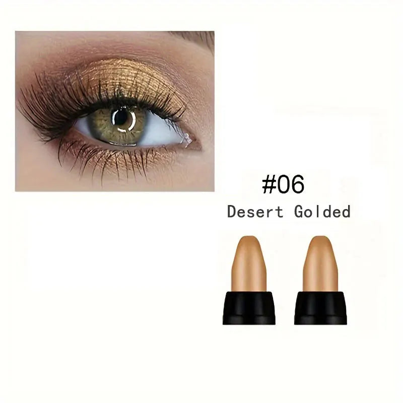 16-Color Pearlescent Glitter Eyeliner – Waterproof, Long-Lasting & Smudge-Proof