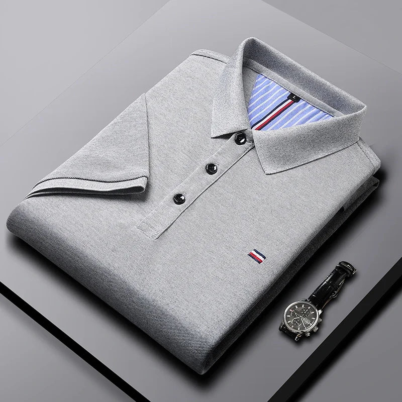 RBB Executive Men’s Breathable Embroidered Polo Shirt – Comfortable Casual & Business Top