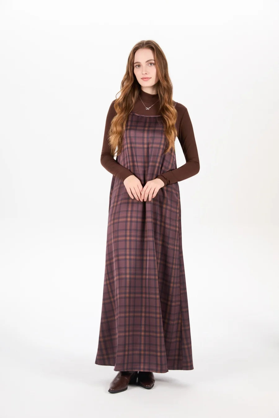 RBB Women's Satin Wrap Shirt & Slip Dress Set – Elegant 2-Piece Outfit for Autumn/Winter 2025