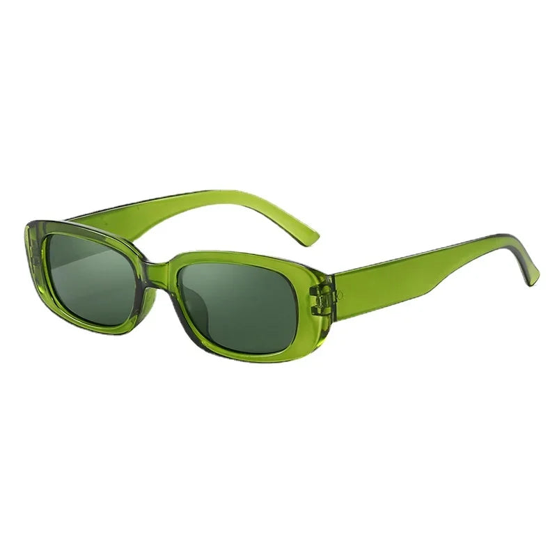 RBB Vintage Oval Sunglasses – UV400 Small Rectangle Ellipse Eyewear for Women