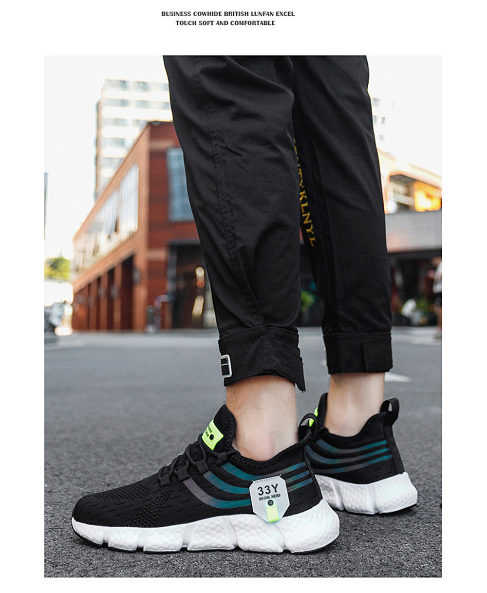 Unisex Breathable Sneakers – Lightweight, Fashionable & Comfortable Running Shoes