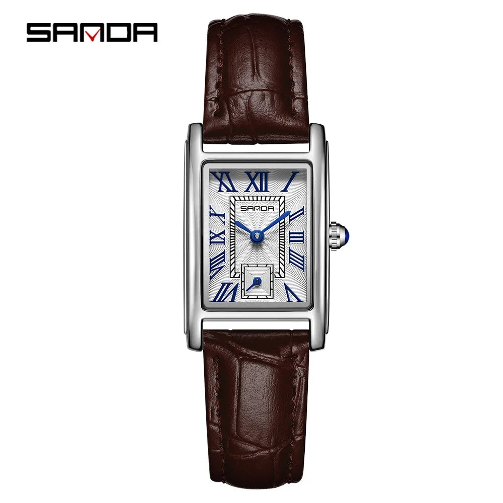 RBB 1116 Women's Fashion Quartz Watch – Luxury Leather or Steel Strap Dress Wristwatch