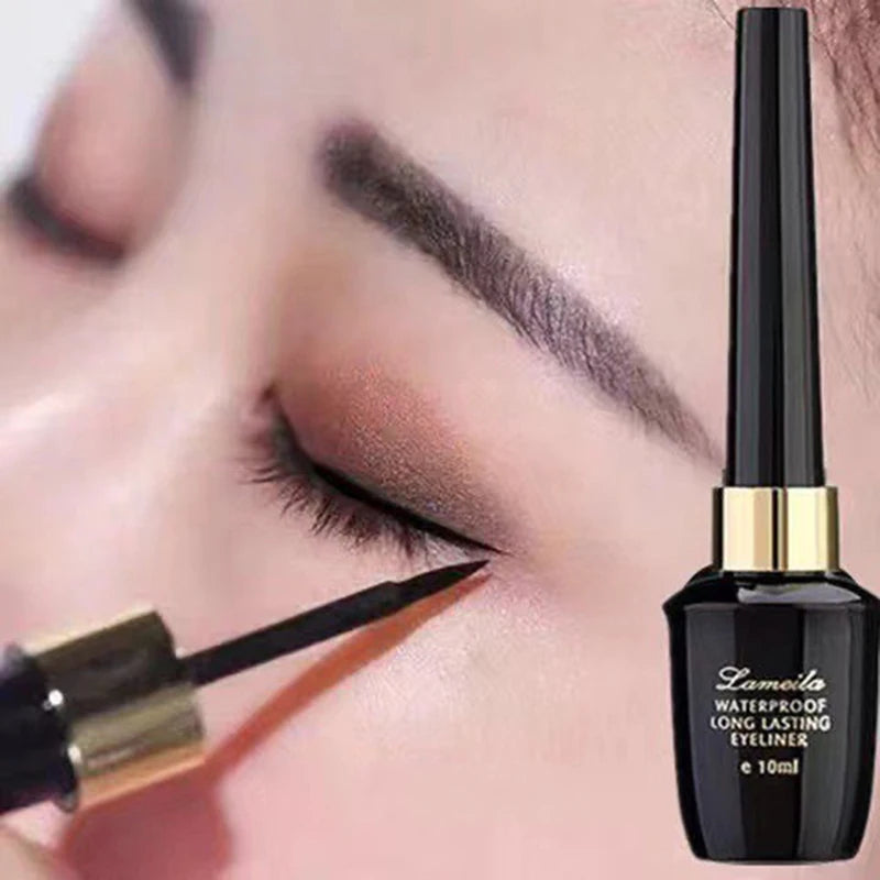 Long-Lasting Waterproof Black Gel Eyeliner Pen – Ultra-Fine Tip