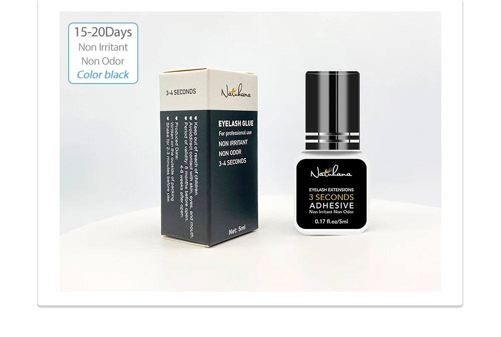 5ml Professional Eyelash Extension Glue – Fast-Drying (0.3s–3s), Strong Hold Adhesive