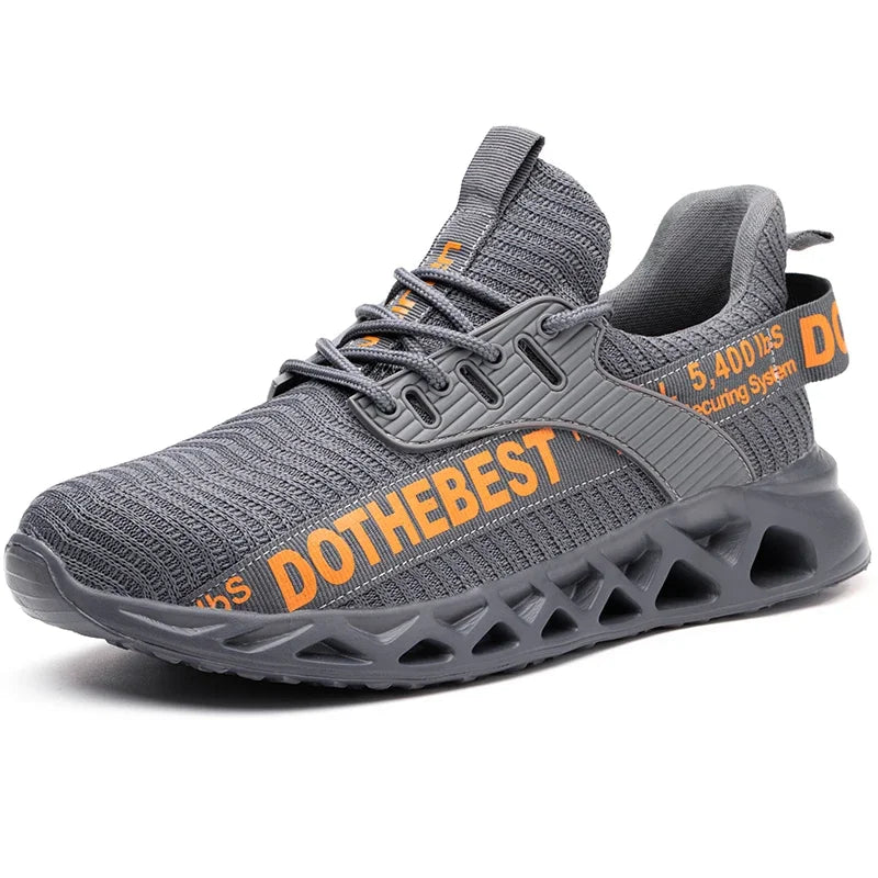 RBB Safety Work Shoes for Men & Women – Lightweight Steel Toe Protective Sneakers