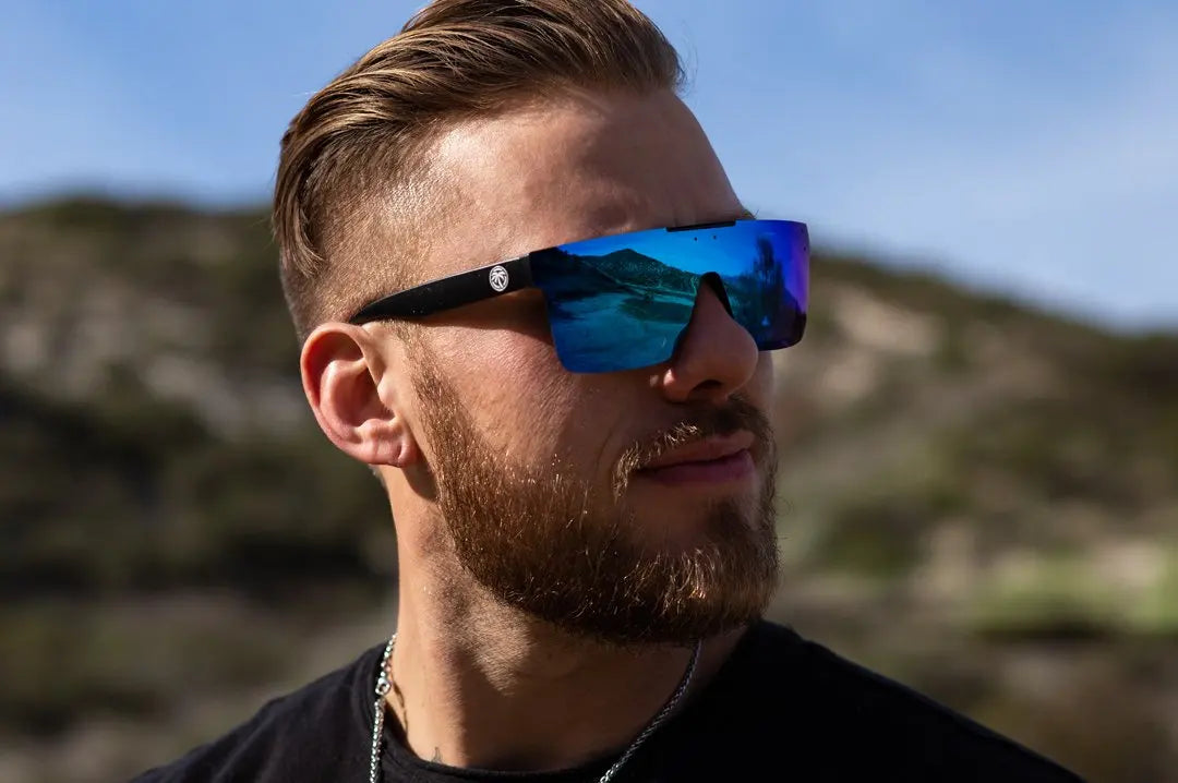 RBB Polarized Sport Sunglasses – Mirrored UV400 Goggles for Men | Luxury Outdoor Eyewear with Case
