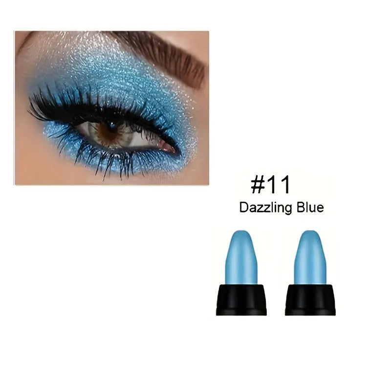 16-Color Pearlescent Glitter Eyeliner – Waterproof, Long-Lasting & Smudge-Proof
