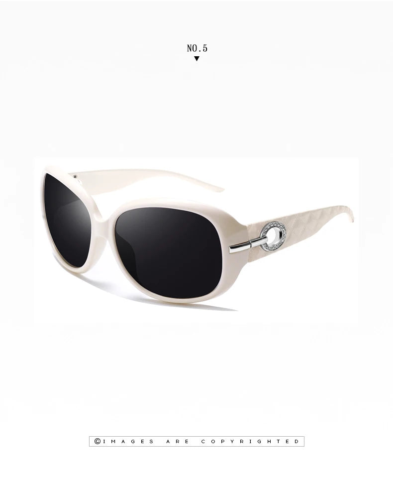 RBB Women’s Polarized Sunglasses – UV400 Retro Diamond Butterfly Frame Fashion Eyewear
