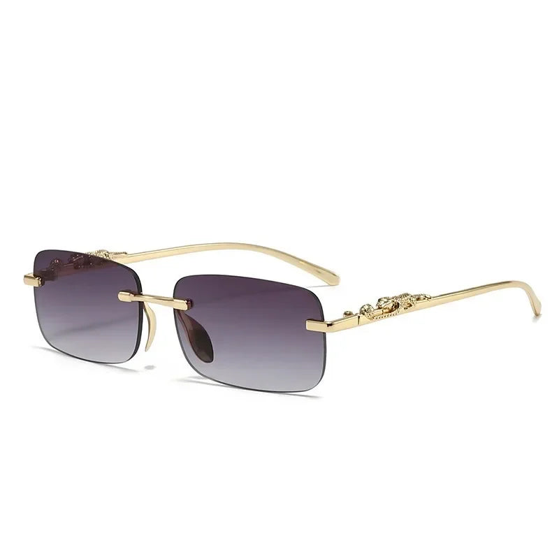 RBB Narrow Rectangle Fashion Sunglasses – Unisex Trendy Classic Shades