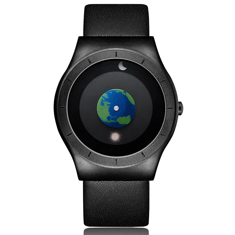 RBB Minimalist Unisex Quartz Watch – Simple Style Unique Dial for Men & Women Couples