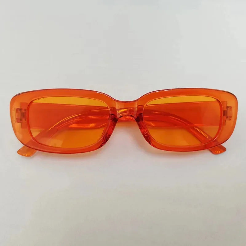 RBB Vintage Oval Sunglasses – UV400 Small Rectangle Ellipse Eyewear for Women