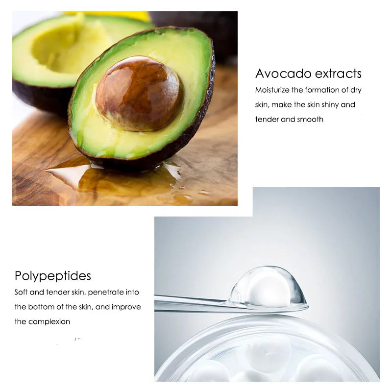 5-in-1 Avocado Skin Care Set – Cleanser, Serum, Face & Eye Creams